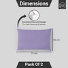 Rohi Polycotton Pillowcases 2 Pack - Easy Iron Bed Pillow