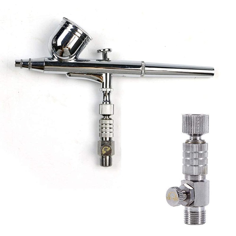 Airbrush Quick Disconnect Coupler Connection Fitting Adapter with Airbrush Airflow