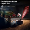 MOSUO Alarm Clock with Projection, Radio Alarm Clock with Temperature