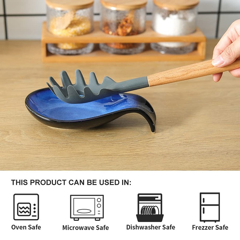 Nihow Pot Lid Holder and Spoon Rest for Kitchen Counter/Stove