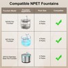 NPET Replacement Filter for WF050TP / WF100 / WF210 (4