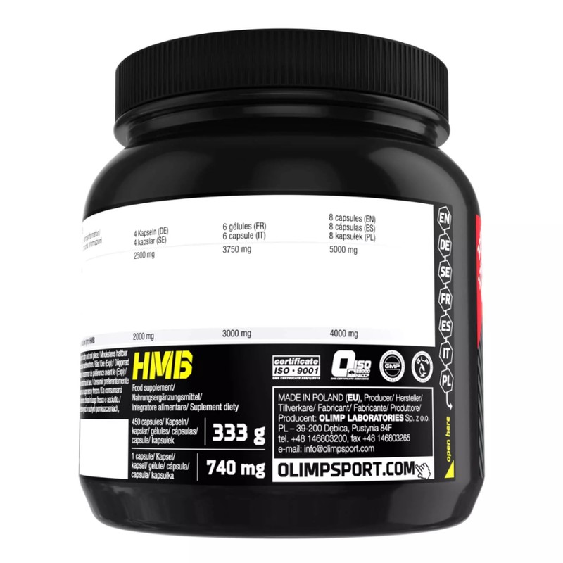 OLIMP SPORT NUTRITION Olimp HMB - Pack of 450 Capsules