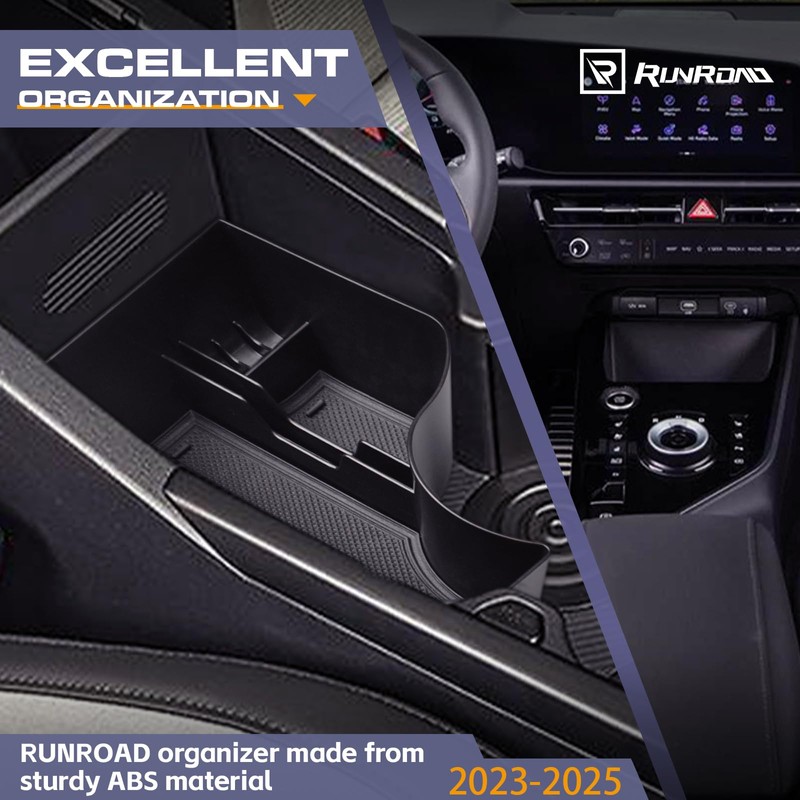 RUNROAD Center Console Organizer Tray Compatible with 2025 2024 2023