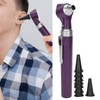 Professional Diagnostic Kit Ear Care Examination Otoscope Eardrum Endoscope SpeculumPurple