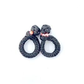 Robship Soft Shackles Pair Simplifying Your Boating Experience, Black Fiber - 2.5x20mm