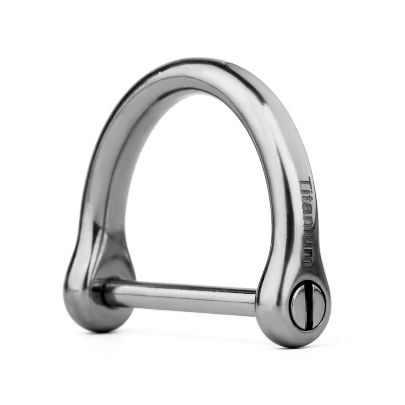 TISUR Keyring Titanium Extra Large D-Ring Key Car Motorcycle Keychain