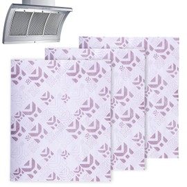 Cooker Hood Filter Paper, 3 Pack Kitchen Extractor Fan Filters with Saturation Indicator Cooker Hood Filter Replacement Cooker Hood Filters Universal Cut to Size Extractor Hood Filters