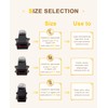 SUBORAWOS Zipper Repair Kit 20pcs Large Universal - Large Size
