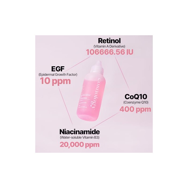 Sérum Antiedad Cosnology Con Retinol Y Coenzima Q10, Factor De