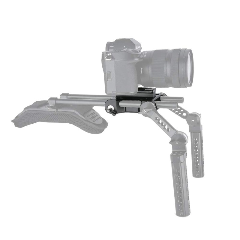 NICEYRIG Universal Base Plate Quick Release Clamp with 15mm Rod