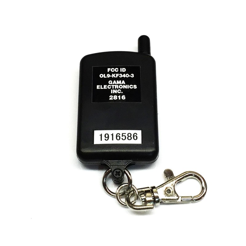 3 Button R.F. Keyfob Transmitter