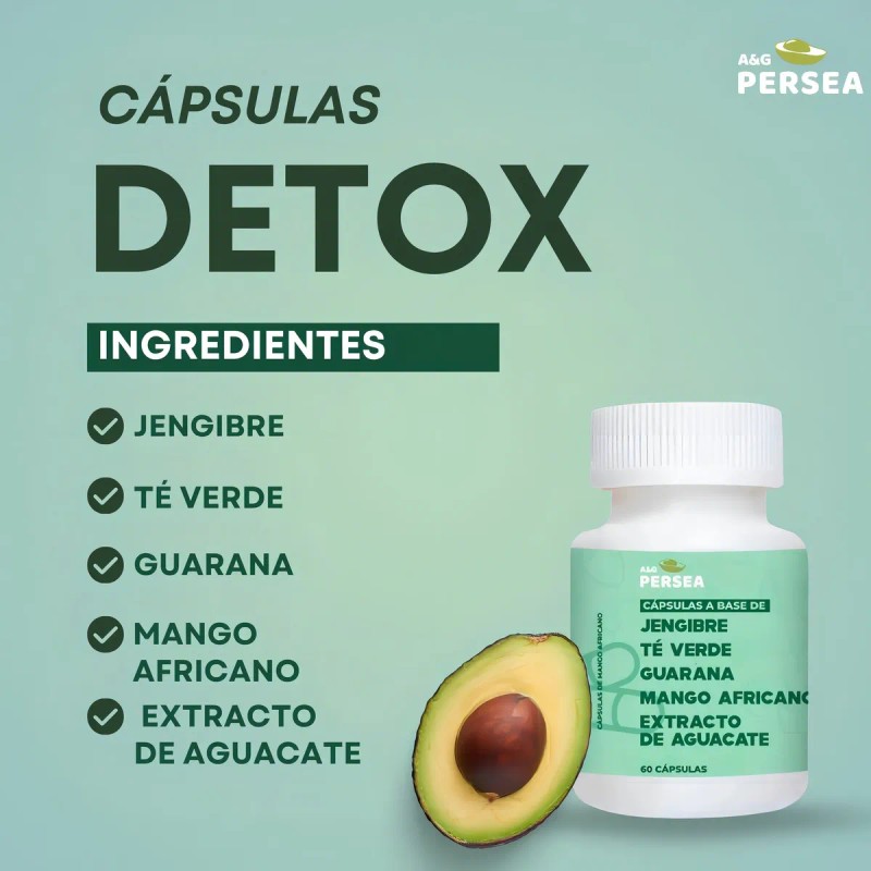 A&g Persea - Pack 2 Capsulas Detox 60 Caps C/u