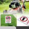 SG Store 2PCS Robot Lawnmower Warning Signs 300x200mm Aluminium Composite