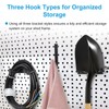 EEEKit 6PCS Heavy Duty Garden Tool Storage Hooks, J U