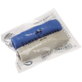 Faber-Castell Eraser Cap 2001 Twin Pack (2 pieces = 1 bag) red/grey or blue/grey assorted
