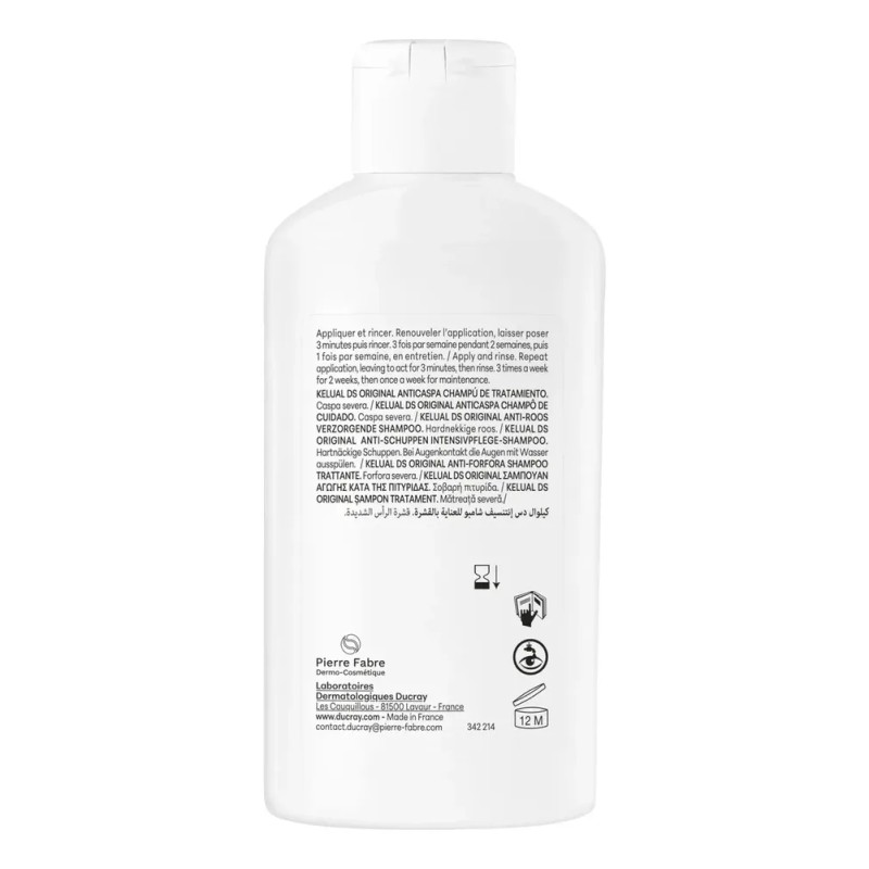 Shampoo Anticaspa Y Come­zón Severa Kelual 100Ml Ducray