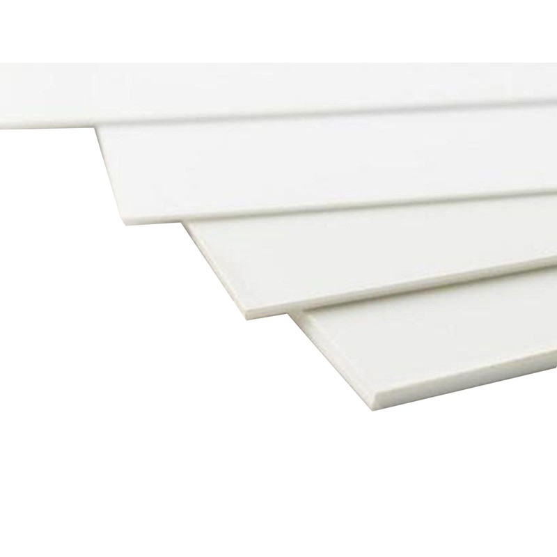 5pcs ABS Styrene Plastic Flat Sheet Plate 0.5mm x 200mm