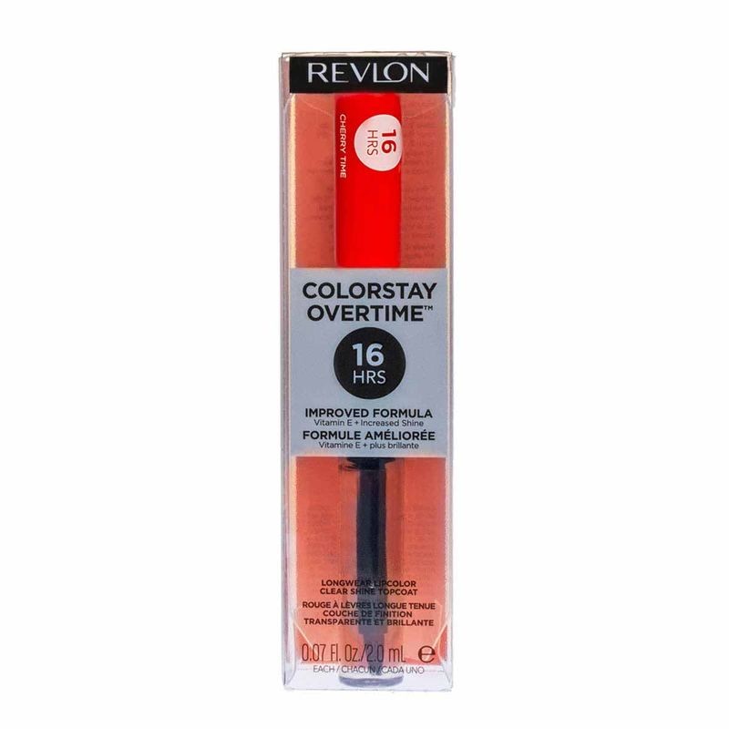Labial Líquido Revlon ColorStay Overtime Lipcolor tono 20 Cherry Time