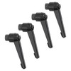 sourcing map 4Pcs M8 Adjustable Knobs Handle Female Thread Push