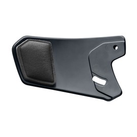 EvoShield mens High Gloss Finish XVT Batting Helmet Face Shield Right Hand Hitter, Charcoal, Gloss US