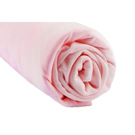 3 Spannbetttücher Bambus – 60 x 120 – Rosa Weiß Taupe