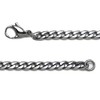Titanium 4MM Curb Link Bracelet 8.5"