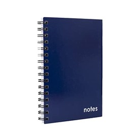 Collins Essential A5 Spiral Wiro Ruled Notebook 80 pages Dark Blue
