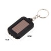 MODOAO Solar LED Keychain Flashlight 5 Pack Portable Small Pocket