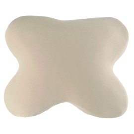Edda Lux Cover suitable for Acamar pillows, 55 x 47 cm, and for Luxamel sleeping pillow 56 x 48 cm, soft jersey cushion cover for butterfly pillows, made of 100% cotton, in cappuccino
