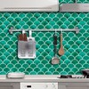 AdoDecor Peel and Stick Fish Scale Tile for Kitchen and