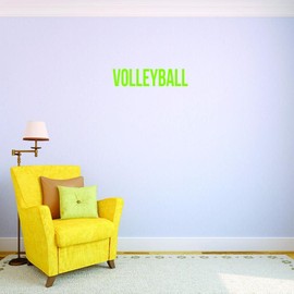 Decals Volleyball Wall Art Size 12 Inches X 30 Inches