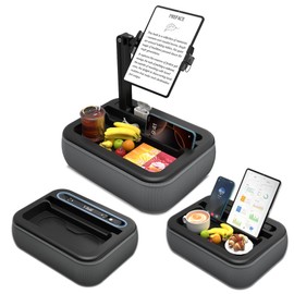 Generic V-Hold Tablet Pillow Stand, Kindle Pillow Stand with Snack Bowl, Tablet Holder for Lap in Bed for 4.7-13 iPad & Cell Phones. Ideal for Hands-Free Reading, Relaxation on Sofa, Bed, Recliner, Couches