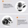 Ever Multi Ratchet Spanner, 8-21 mm 8-in-1 Multifunctional Ratchet Wrench