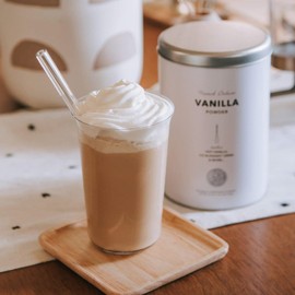 The Coffee Bean & Tea Leaf, Vanilla (No Suger Added) Creamer for Coffee, Lattes, Smoothies, Drinks, Baking, 22oz tin, 2 pack