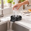 Glass Rinser for Kitchen Sink – Press-Activated Cup Washer with