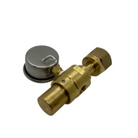 Co2 Air Shifter Regulator for Racing Applications, 100 psi fixed flow pressure, CGA320 Tank Connection, Gauge, 1/4 F NPT Outlet