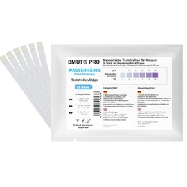 20x Water Hardness Test Strips Test Kit – °dH German Hardness Range in Soft, Medium and Hard as well as 0-425 ppm, Total Hardness