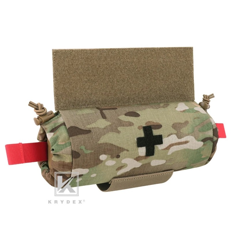 KRYDEX Tactical Roll Up IFAK Drop Pouch Medical EMT First