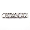 TUNUKE Ti Titanium Ring, Keychain, Key Ring, Key Hook, Carabiner,