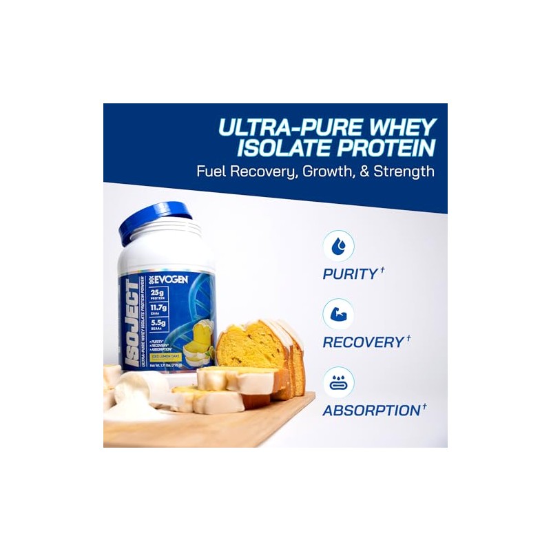 Evogen Isoject Aislado Proteína Suero Ultrapura Polvo Enzimas Ignitor Bcaa