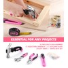 DIFFLIFE 157 Piece Pink Tool Set, Lady's Home Repairing Tool