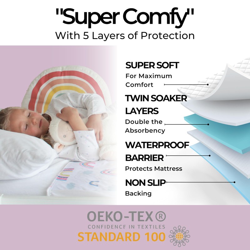 Hygge Sheets® Potty Training Pee Pads for Kids, Toddlers -