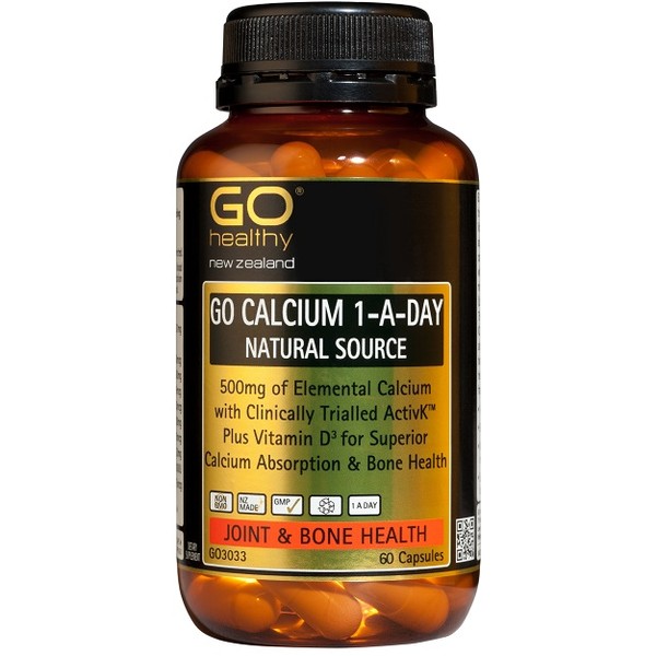 GO Healthy GO Calcium 1-A-Day Capsules 60