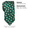 Retreez Men Skinny Woven Christmas Tie Santa 6 cm -