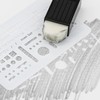 Radite LDTI-TEP-15 Letter Eraser Template TECHNICAL ERASER PLATE WHITE
