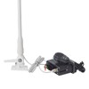 UAYESOK VHF Marine Base Antenna 48 Inch Fiberglass Waterproof Boat
