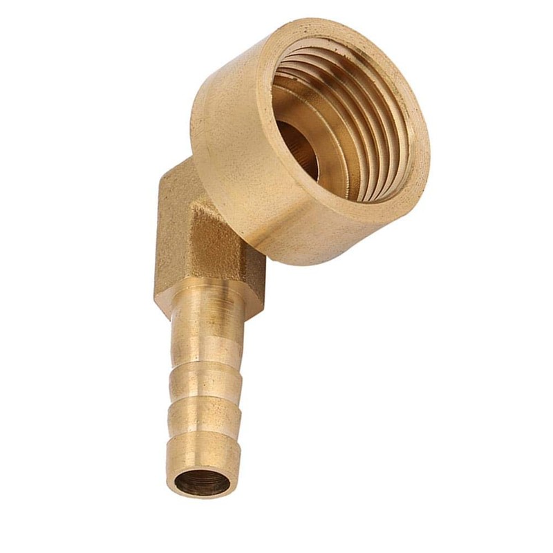 90 Degree Elbow Brass Hose Connector Hose Nozzle Coupling Barb
