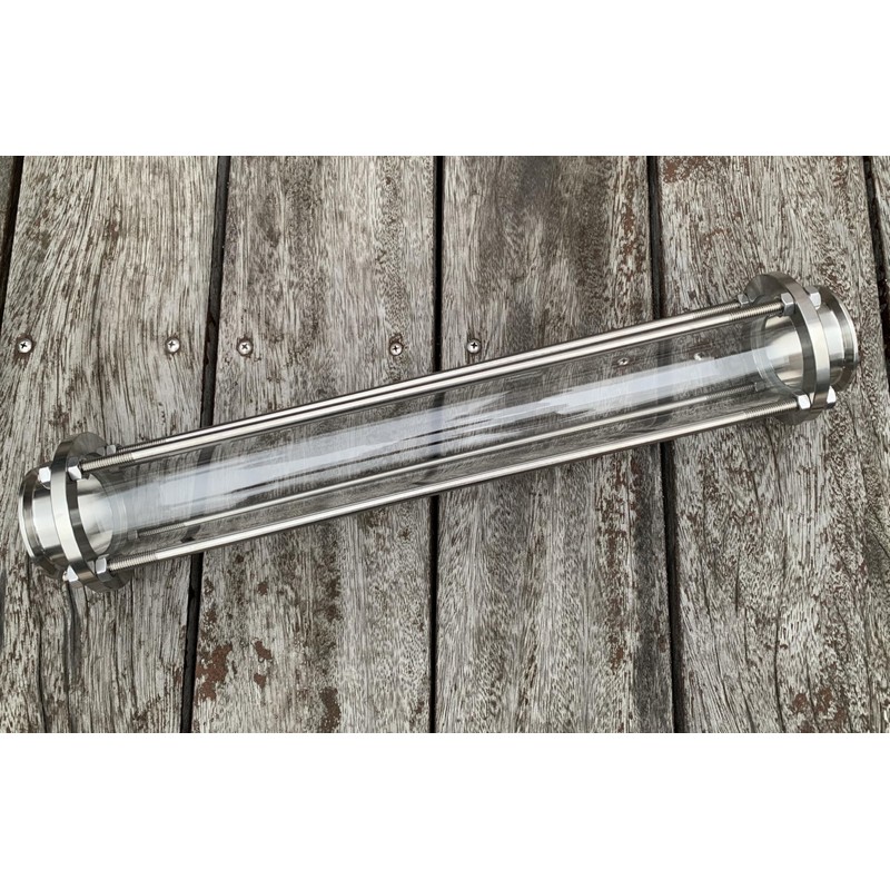2 inch Tri Clamp Tall Sight Glass 12 inch Long/18