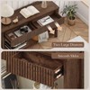 BON AUGURE Console Table with 2 Drawers, 47In Entryway Table
