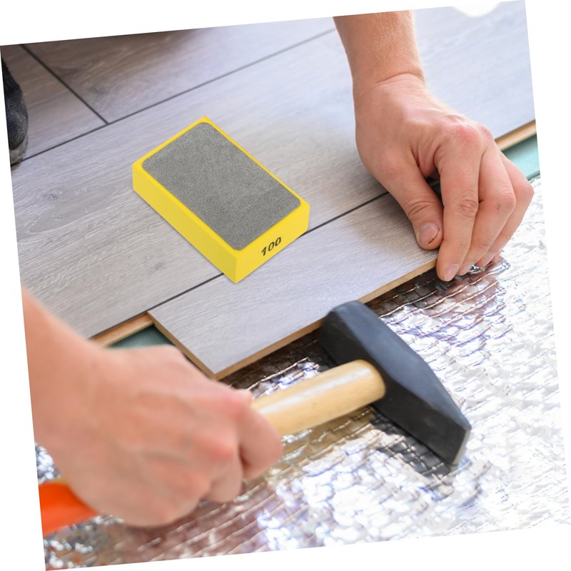 VILLFUL 4pcs Hand Polishing Pads Sanding Blocks for Ceramic Tile